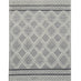 Maeve Grey Diamond Pattern Wool Rug 120x170cm