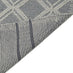 Maeve Grey Diamond Pattern Wool Rug 120x170cm