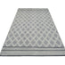 Maeve Grey Diamond Pattern Wool Rug 200x290cm