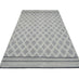 Maeve Grey Diamond Pattern Wool Rug 200x290cm