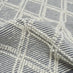 Maeve Grey Diamond Pattern Wool Rug 200x290cm