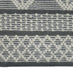 Maeve Grey Diamond Pattern Wool Rug 200x290cm
