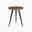 Malaya Round Walnut Wood 3 Leg Side Table