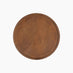 Malaya Round Walnut Wood 3 Leg Side Table