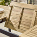 Malva Wood & Black 6-8 Seat Extending Table Garden Dining Set