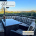Marbella Brown Rattan 9 Seat Sofa Garden Dining Set