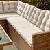 Marbella Beige Rattan 9 Seat Sofa Garden Dining Set
