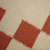 Matilda Beige & Red Check Border Flatweave Rug 120x170cm