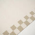 Matilda White & Beige Check Border Flatweave Rug 120x170cm