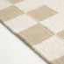 Matilda White & Beige Check Border Flatweave Rug 160x230cm