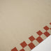 Matilda Beige & Red Check Border Flatweave Rug 200x290cm