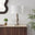 Maurice Grey Turned Wood Style Table Lamp