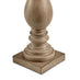 Maurice Grey Turned Wood Style Table Lamp