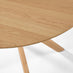 Mette Round Oak Veneer Dining Table 4 Oak Bonnie Chairs