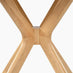 Mette Round Oak Veneer Dining Table 4 Oak Bonnie Chairs
