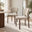 2x Mirelle Beige Boucle Dining Chairs