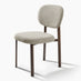 2x Mirelle Beige Boucle Dining Chairs