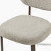 2x Mirelle Beige Boucle Dining Chairs