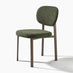 2x Mirelle Green Boucle Dining Chairs