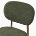 2x Mirelle Green Boucle Dining Chairs