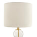 Misha Glass & Brass Bubble Stack Pillar Table Lamp