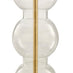 Misha Glass & Brass Bubble Stack Pillar Table Lamp