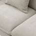 Monroe Beige Chenille Fabric 2 Seater Sofa