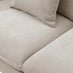 Monroe Beige Chenille Fabric 2 Seater Sofa