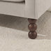 Monroe Beige Chenille Fabric 2 Seater Sofa