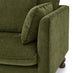 Monroe Green Chenille Fabric 2 Seater Sofa