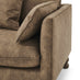 Monroe Brown Faux Leather 2 Seater Sofa