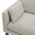 Monroe Beige Chenille Fabric Armchair