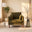 Monroe Green Chenille Fabric Armchair