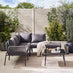 Maldives Grey Rattan & Grey 5 Seat Garden Sofa Set