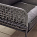 Maldives Grey Rattan & Grey 5 Seat Garden Sofa Set