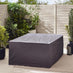 Maldives Beige Rattan & Taupe 5 Seat Garden Sofa Set