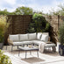 Maldives Beige Rattan & Taupe 5 Seat Garden Sofa Set