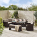 Marbella Brown Rattan 9 Seat Sofa Garden Dining Set