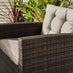 Marbella Brown Rattan 9 Seat Sofa Garden Dining Set