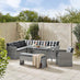 Marbella Grey Rattan 9 Seat Sofa Garden Dining Set