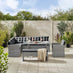 Marbella Grey Rattan 9 Seat Sofa Garden Dining Set