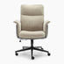 Margaux Grey & Cream Jumbo Corduroy Swivel Office Chair