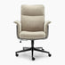 Margaux Grey & Cream Jumbo Corduroy Swivel Office Chair