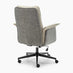 Margaux Grey & Cream Jumbo Corduroy Swivel Office Chair