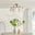 Martha 6 Frosted Glass Globes Ceiling Light