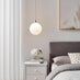 Martha Frosted Glass and Brass Pendant Ceiling Light