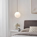 Martha Frosted Glass and Brass Pendant Ceiling Light