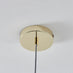 Martha Frosted Glass and Brass Pendant Ceiling Light