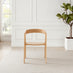 2x Masa Solid Oak and Veneer Wood Dining Chairs