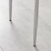 6x Milan Cappuccino Beige Hatched Faux Leather Dining Chairs Silver Legs